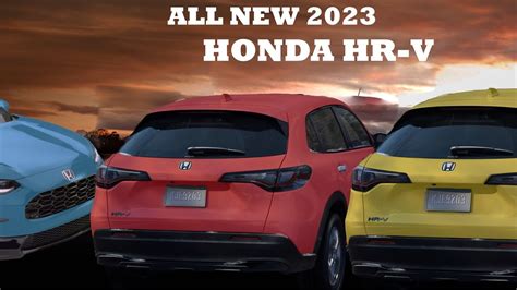 All New Honda HR-V 2023 - Exterior & Color - YouTube