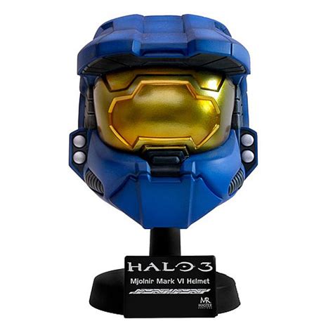 Halo 3 Master Chief Scaled Blue Helmet Replica - Master Replicas - Halo - Prop Replicas at ...