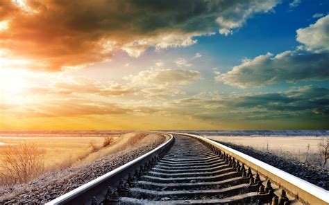 Railway Track 4k Wallpaper,HD Photography Wallpapers,4k Wallpapers,Images,Backgrounds,Photos and ...