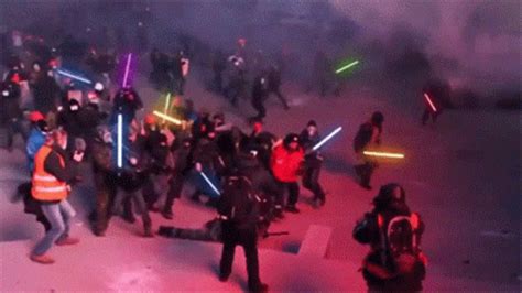 Riot Crowd GIF - Riot Crowd Star Wars - Discover & Share GIFs