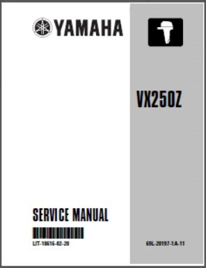 Yamaha Outboard Service Manual Directory