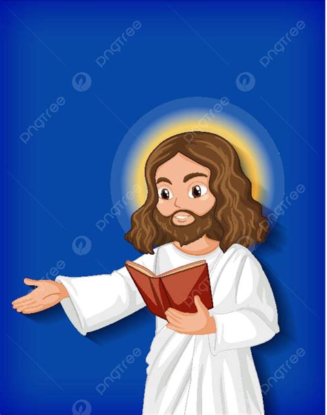 Isolated Jesus Cartoon Character Vector Drawing History Vector, Drawing Clipart, Cartoon Clipart ...