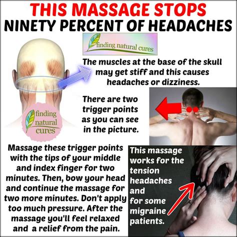 THIS MASSAGE STOPS NINETY PERCENT OF HEADACHES #findingnaturalcures # ...