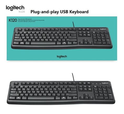 ( New) Logitech Keyboard K120 USB Keyboard, Computers & Tech, Parts ...