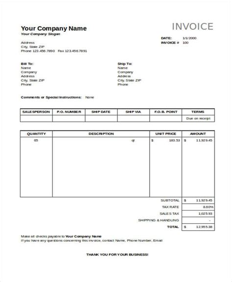 Sample Business Receipt Template Authentic : Receipt Forms