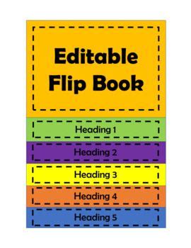 EDITABLE Flipbook Freebie!!! | Flip book template, Flip book ...