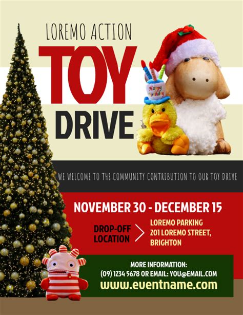 Toy Drive Flyer Template | PosterMyWall