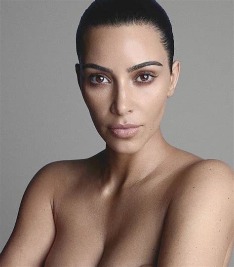 Kim Kardashian for Business of Fashion with natural "no makeup" makeup look #kimkardashian | Kim ...