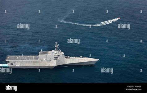 The U.S Navy Independence-variant littoral combat ship USS Gabrielle ...