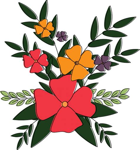 Cute Floral Decoration Icon - 素材 - Canva可画