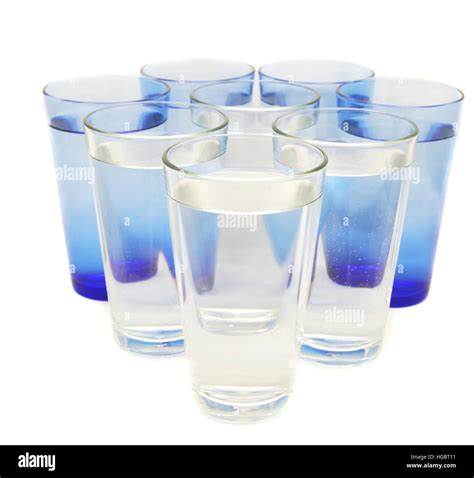 Water glasses Cut Out Stock Images & Pictures - Alamy