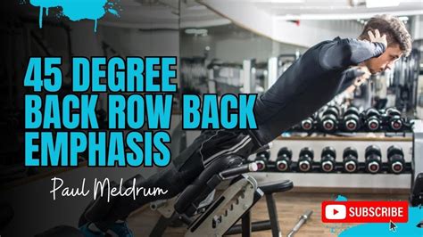 45 Degree Back Extension Glute Emphasis - YouTube