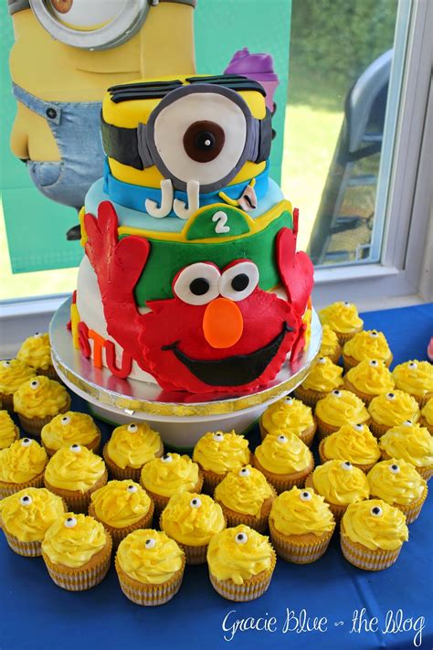 Gracie Blue : JJ's "I Love Minions & Elmo" 2nd Birthday Party!! {in photos}