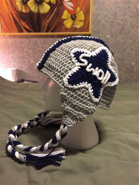 Crochet Dallas Cowboys Love Craft, Dallas Cowboys, Captain Hat, Beanie ...