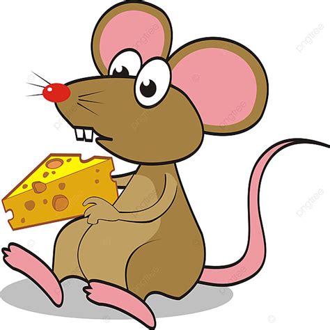 Mouse Eating Cheese Clipart Transparent Background, Cute Mouse Eating ...