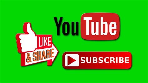 Youtube Subscribe Animation Template Free Download Green Screen