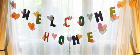 Welcome home banner | Welcome home banners, Diy banner, Banner drawing