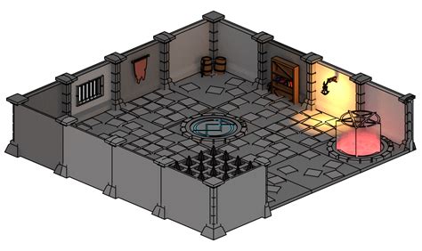 Modular 3D Dungeon Tiles by pol_gd