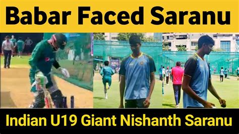 Six-feet-nine inches giant Nishanth Saranu from Hyderabad impresses Pakistan camp during net ...