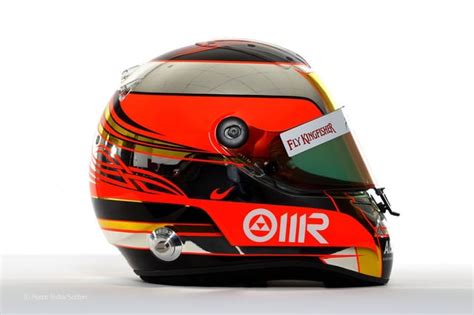 Helmet design of test driver Jules Bianchi (Force India) from 2012 : r ...