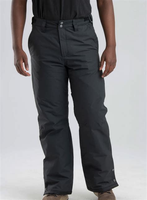 RP28BK Coastline Waterproof Insulated Storm Pant - Black - Berne Work Clothes - BERNE RP28 Men's ...