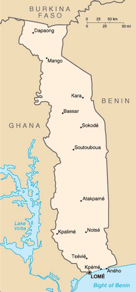 Togo - Geography Education Materials | Student Handouts