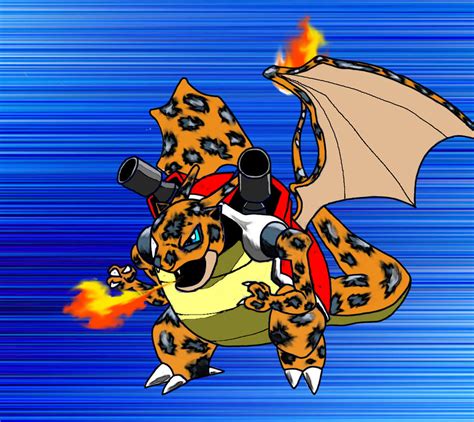 Charizard Blastoise Fusion by seanyg46 on DeviantArt