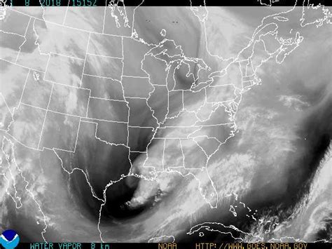 GOES Eastern U.S. Water Vapor - NOAA GOES Geostationary Satellite Server