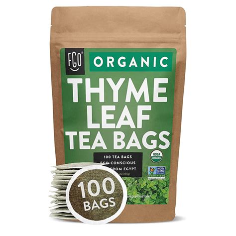 티몬월드 - FGO 올개닉 타임 잎 티백 100개입 FGO Organic Thyme Leaf Tea Bags | 100 Tea Bags |... : 생수/커피/음료