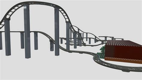 Lego Roller Coaster (Moc) - Download Free 3D model by Awesome Ploy 3D (@AwesomePoly3D) [735b41a ...