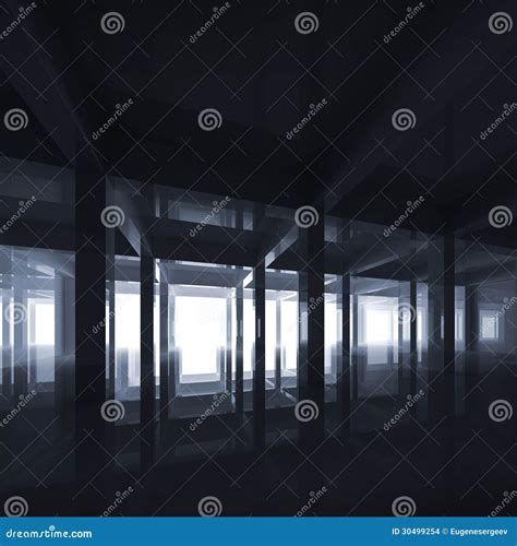 Abstract Deep Blue Modern Interior Stock Illustration - Illustration of black, frame: 30499254