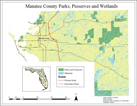 Manatee County Map