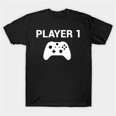 Video Game Player 1 Controller - Player 1 - T-Shirt | TeePublic