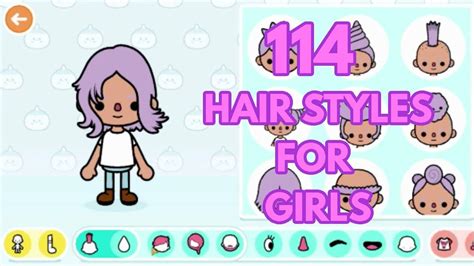 114 Hair Styles for Girls In Toca Life World Mod Apk All Unlocked - Arina Toca Gamer | Hair ...