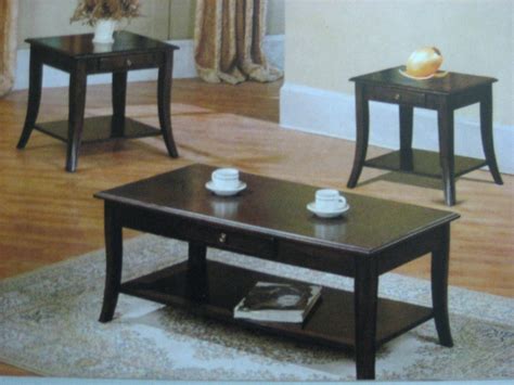 30 Photos Cherry Wood Coffee Table Sets