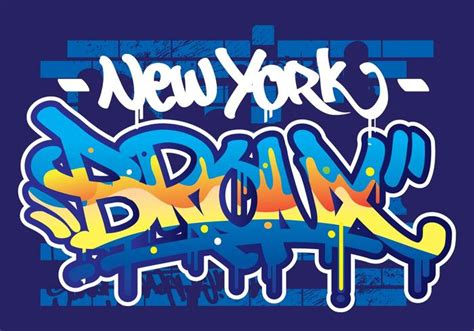 Bronx Graffiti Text 159777 Vector Art at Vecteezy