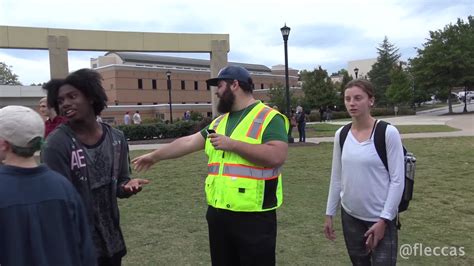 UNHINGED TRANS ACTIVISTS PROTEST MICHAEL KNOWLES SPEECH