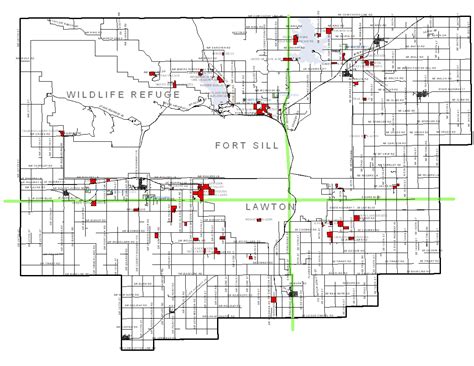 Comanche County Map