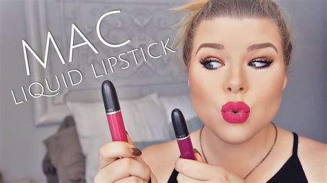 MAC Retro Matte Liquid Lipstick Review - YouTube