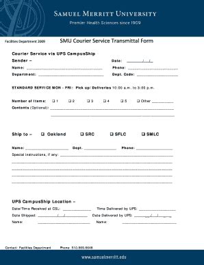 Courier Slip Pdf - Fill Online, Printable, Fillable, Blank | pdfFiller