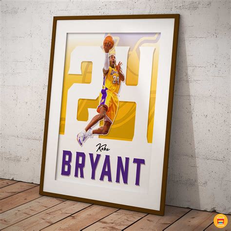 Kobe Bryant Printable Poster LA Lakers NBA Poster High - Etsy