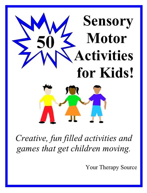 50 Sensory Motor Activities for Kids! - Your Therapy Source