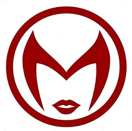 MARVEY COMICS SCARLET WITCH LOGO VINYL STICKERS SYMBOL 5.5" DECORATIVE DIE CUT DECAL FOR CARS ...