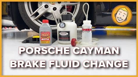 Porsche Cayman S 987 Brake Fluid Change DIY with Motive Pressure ...