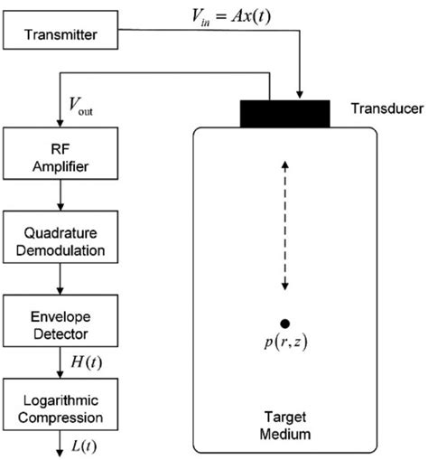 Pulse-echo mode in clinical ultrasound system. | Download Scientific ...