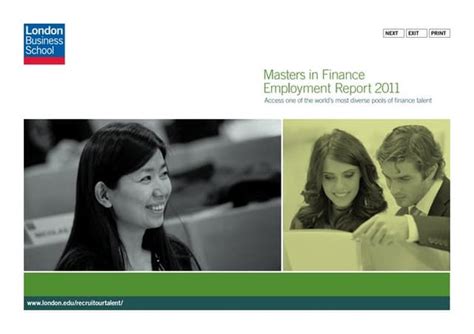 MBA 2011 employment report - London Business School