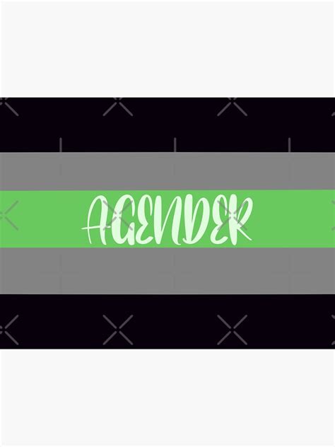 "Agender pride flag" Sticker for Sale by jessknight101 | Redbubble