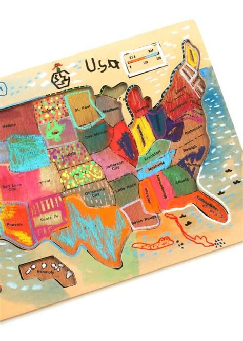 Kids Map Art - A Creative Activity to Help Children Learn Geography