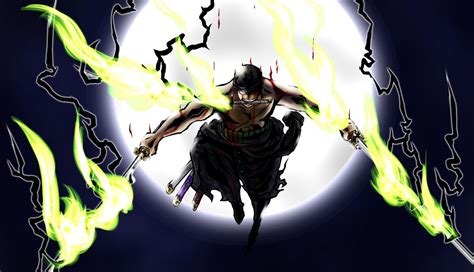 1336x768 Resolution Roronoa Zoro HD One Piece Fight Art HD Laptop Wallpaper - Wallpapers Den