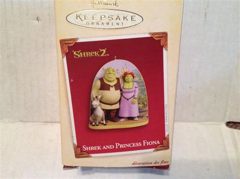 Shrek And Princess Fiona Hallmark Keepsake Christmas Tree Ornament 2005 ...